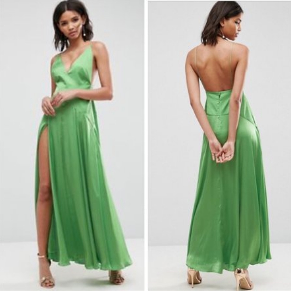 ASOS Thigh Split Maxi Dress